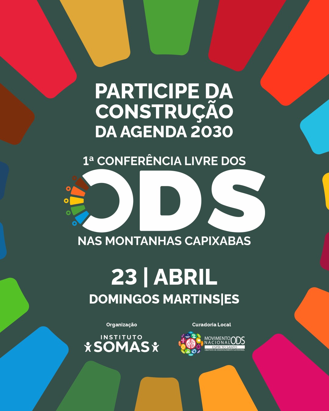 ABERTAS AS INSCRIÇÕES PARA A 1ª CONFERÊNCIA LIVRE DOS ODS DAS MONTANHAS CAPIXABAS